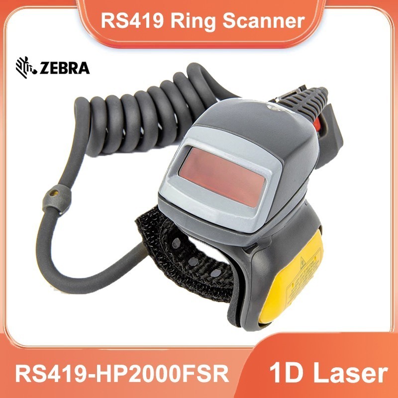 RS419 Symbol RS419-HP2000FSR 1D Laser Corded Ring Scanner For WT4090 & WT41N0