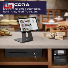 Volcora Cash Register Drawer with under Counter Mounting Metal Bracket – 16″ Bla