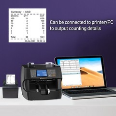 NUCOUN NC-5 Bill Counter Money Counter Machine Value Count Currency Detector