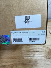 Lot of 2 Poynt P3301 Smart Terminals Wireless Credit Card Readers w Accessories