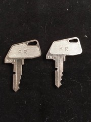 TEC CASH REGISTER, PR KEY, #YQ21, SET OF 2
