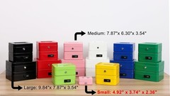 Mini Locking Cash Box for Kids – Durable Steel with Key Lock, Pink, 4.92″
