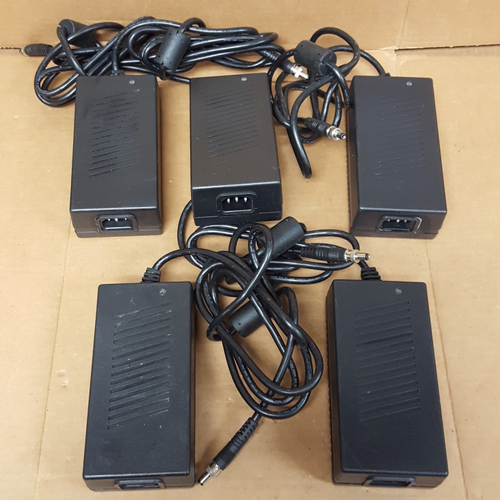 Lot of 5- 60W AC Power Adapter PMP60-12-B12 (NoPwrCrds) USED