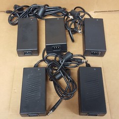 Lot of 5- 60W AC Power Adapter PMP60-12-B12 (NoPwrCrds) USED