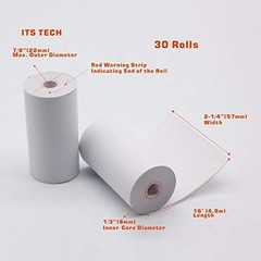 30 Coreless Thermal Paper Rolls for Poynt Smart Payment Terminal Receipt Prin…