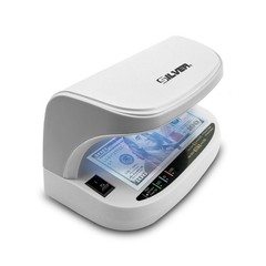 SILVER by AccuBANKER Counterfeit Bill Detector, Card & ID Counterfeit Detecti…