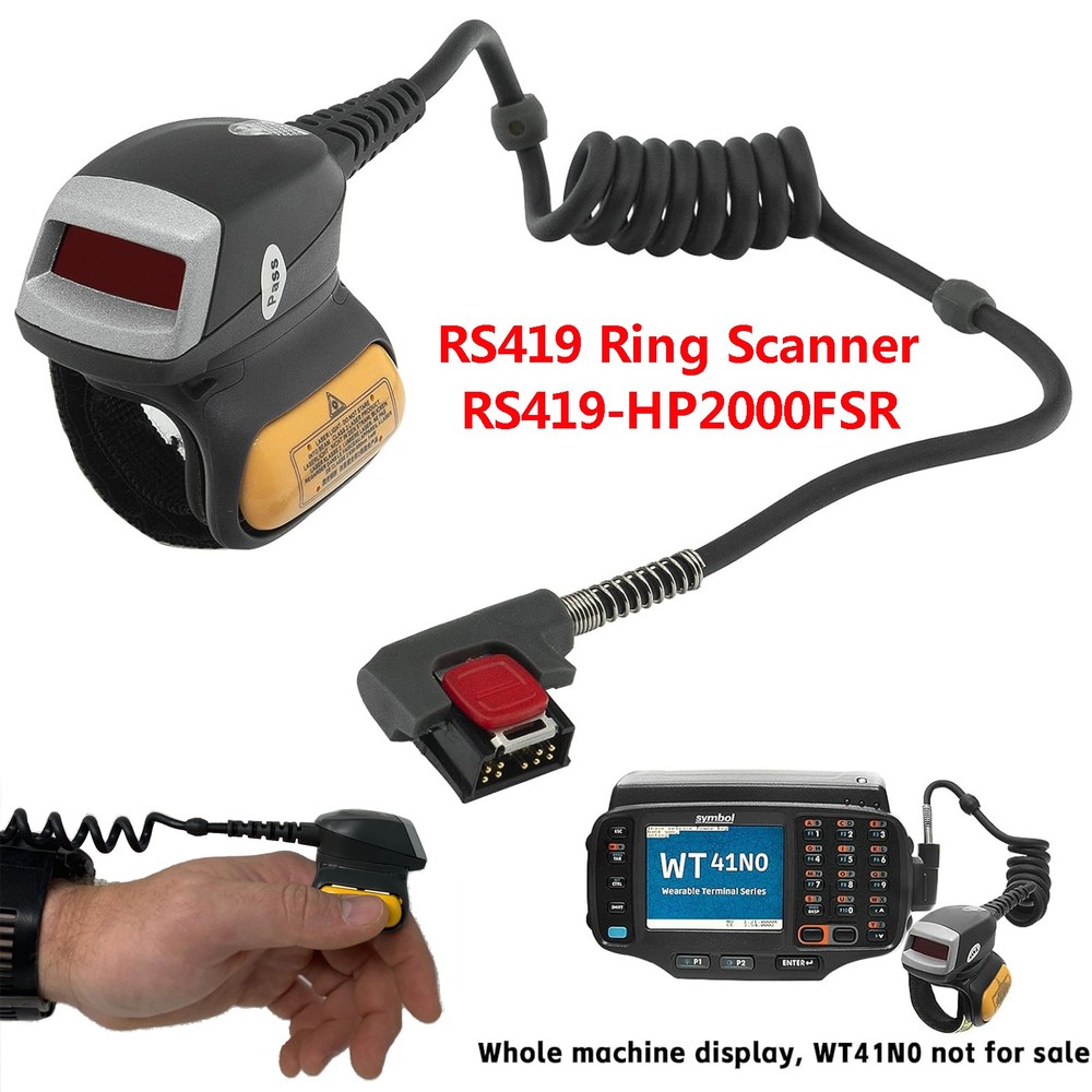 NEW CONDITION RS419 For Symbol RS419-HP2000FSR Ring Scanner For WT4090 & WT41N0