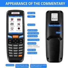 1D 2D Portable Inventory Scanner,JRHC Collector Counter 2.4G Wireless