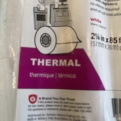 Nine Rolls Of Thermal Paper Rolls 2 1/4 X 85 Ft Office Depot