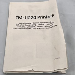 Epson TM-U220PD M188D Dot Matrix POS Receipt Printer Parallel White/Beige