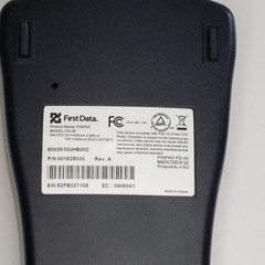 First Data FD-30 PIN Pad Credit Card Terminal with Cradle and USB Cable Black