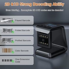 Alacrity 2D QR Barcode Scanner Wireless Hands-Free Omnidirectional FREE SHIPPING
