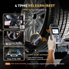 VENU90 TPMS Sensor Programming Tool OBD2 Scanner 315/433MHz Diagnostic