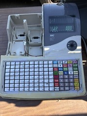 TEC MA-1535 Flat Keyboard Model Selling As Is For PARTS! Works. As Pictured.