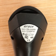 ID Tech ValueScan II Barcode Scanner USB Corded IDBA-4244MRB Tested Works