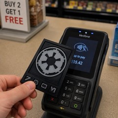 Star Wars Style Imperial Credit Tap To Pay Card Holder