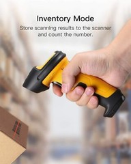 Inateck 1D Barcode Scanner Wireless 2.4GHz Auto Scanning w/ Free Scanner Stand