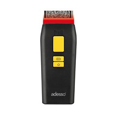 Adesso Bluetooth & 2.4Ghz Wireless Antimicrobial & Waterproof 2D Barcode Scanner