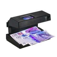 110V Counterfeit Bill Detector Cash Currency Banknotes Checker For USD EURO G6I7