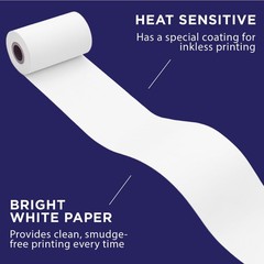 Thermal Receipt for Pax Terminal Printers by Planet | 30 Rolls | with A920 S9…