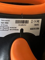 Tera Wireless Barcode Scanner Battery Level Indicator (NO CABLE INCLUDED)