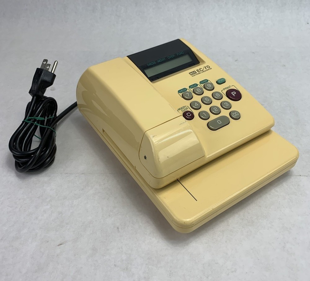 Max EC-70 Electronic Checkwriter
