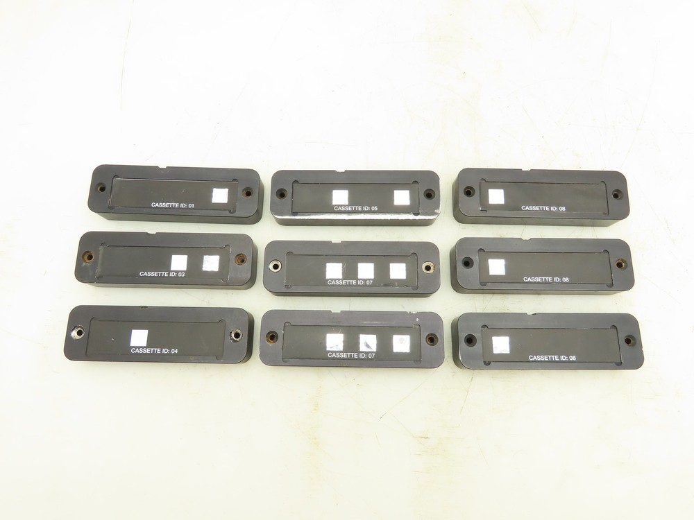 Lincoln Barcode Laser Id Cassette Solid Aluminum ID Set 01 03 04 05 07 08