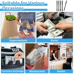 5 x Professional Counterfeit Money Marker Pen for Dollar Bill Authentication