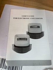 Electric Coin Sorter Counter Machine w/ LCD Display Digital Coin Counter NEW