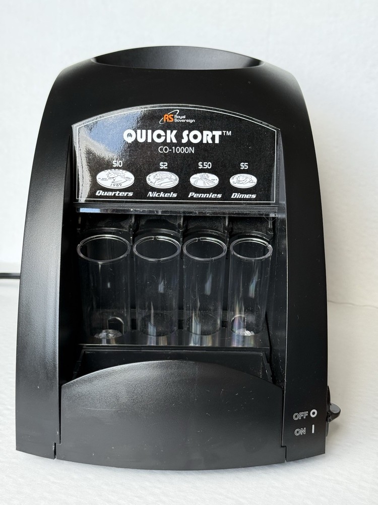 Royal Sovereign Quick Sort CO-1000 Electric Coin Sorter