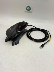 Honeywell Voyager 1202G Barcode Scanner w/ CCB00-010BT Cradle, USB Cable (Used)