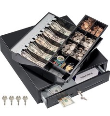 Volcora Cash Register Drawer for Point of Sale (POS) System, 5 Bill/7 Coin, 1…