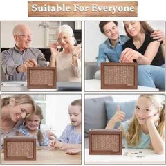 Money Box Handmade Reusable Piggy Bank Crafts Wooden Cash Box Storage -$10,000
