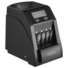 Uimoso USD Coin Sorter Wrapper Roller 150 Coins/min 4 Coin Tubes Store 200 Coins