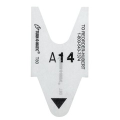 Turn-O-Matic T80 White 3 Digit Take a Number Tickets for D80 Ticket Dispenser –