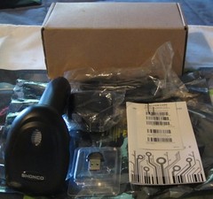 Shonco Bluetooth Barcode Scanner – Wired or Wireless, Windows, Mac, Android, iOS