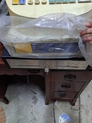 Cash register with extra cash drawer new open box some wear