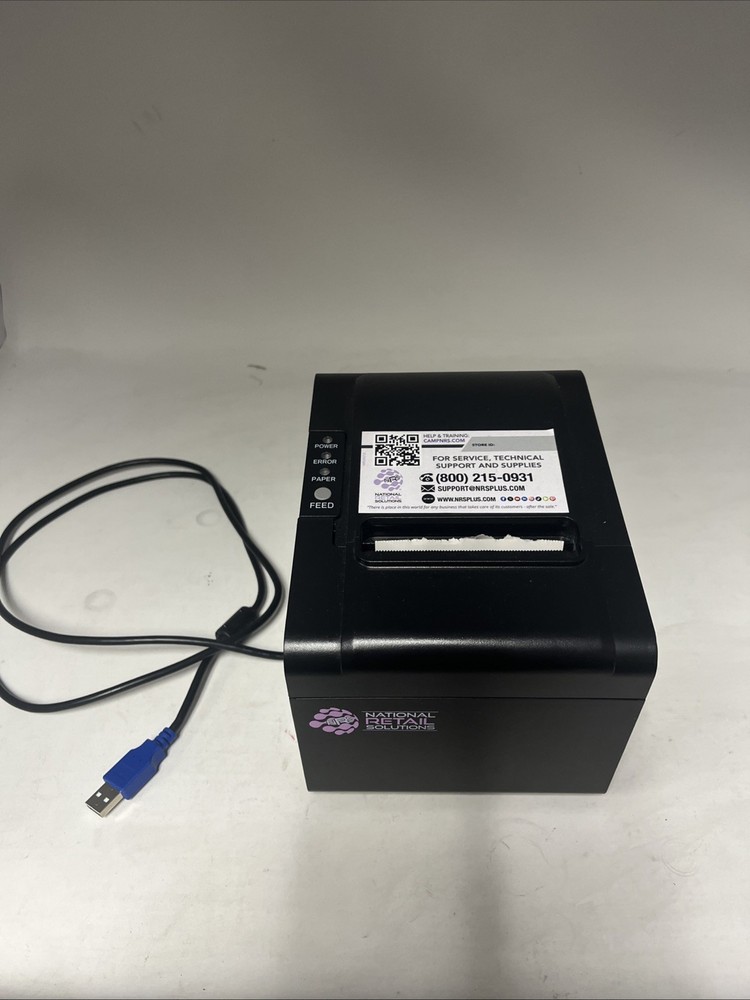 National Retail Solutions Thermal Receipt Printer Model Rp326U
