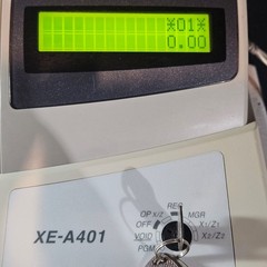 Sharp XE-A401 Electronic Cash Register Thermal Printer Tested Working