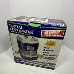 Mag-Nif 4860 Digital Coin Sorter & Counter, 240 coins/min, 50 Coin Capacity