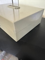 MMF Industries Metal Cash Box Bill and Coin Tray-Combination Lock Nice Shape