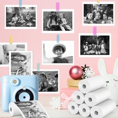 12 Rolls Instant Print Refill Set, HD Printing Thermal for Most Instant Photo…