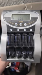 Royal Sovereign FS-2D Sort 4-Row Auto Coin Sorter Counter Tested & Working