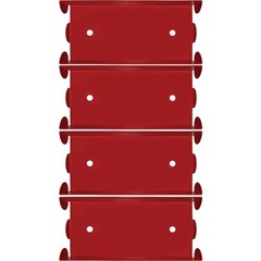 Nadex Coins Aluminium Coin Tray, 4 Pack, Pennies, Red (ncc1-1107) (ncc11107)