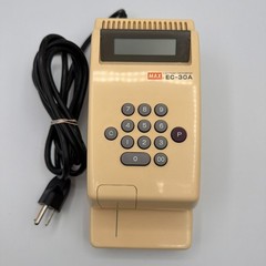Check Writer, MAX EC-30A Electronic Checkwriter Wired Portable AC120V