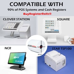 10 ROLLS 3 1/8″ X 230′ THERMAL PAPER ROLLS, { PREMIUM QUALITY } PAPER BPA FREE