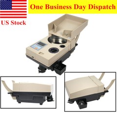 High Speed Electric Coin Counter & Sorter 1200 Coins per Minute 2000 Capacity