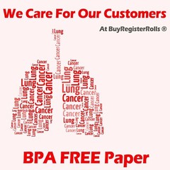 50 ROLLS 2 1/4 X 85 THERMAL PAPER ROLLS CREDIT CARD POS RECEIPT PAPER BPA FREE