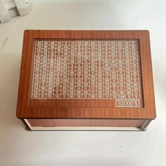 Cash Vault Wooden Savings Box Wooden Cash Saver Money Saving Box With Countdown