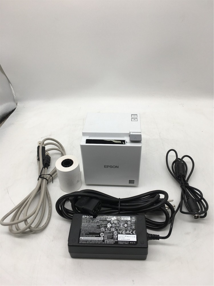 EPSON C31CE74001 M10 2″ RECEIPT PRINTER WHITE, USB, WITH POWER SUPPLY